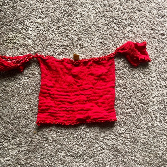 Red Tube Top - Picture 2 of 3